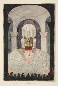 Szent Pál székesegyház, (akvarell, papír) alkotó: English School